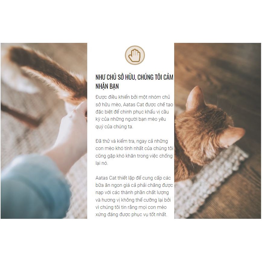 Hạt Aatas Cat Delight cho mèo trưởng thành túi 1,2kg