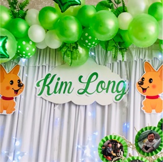 Bảng tên bé bé trang trí sinh nhật
