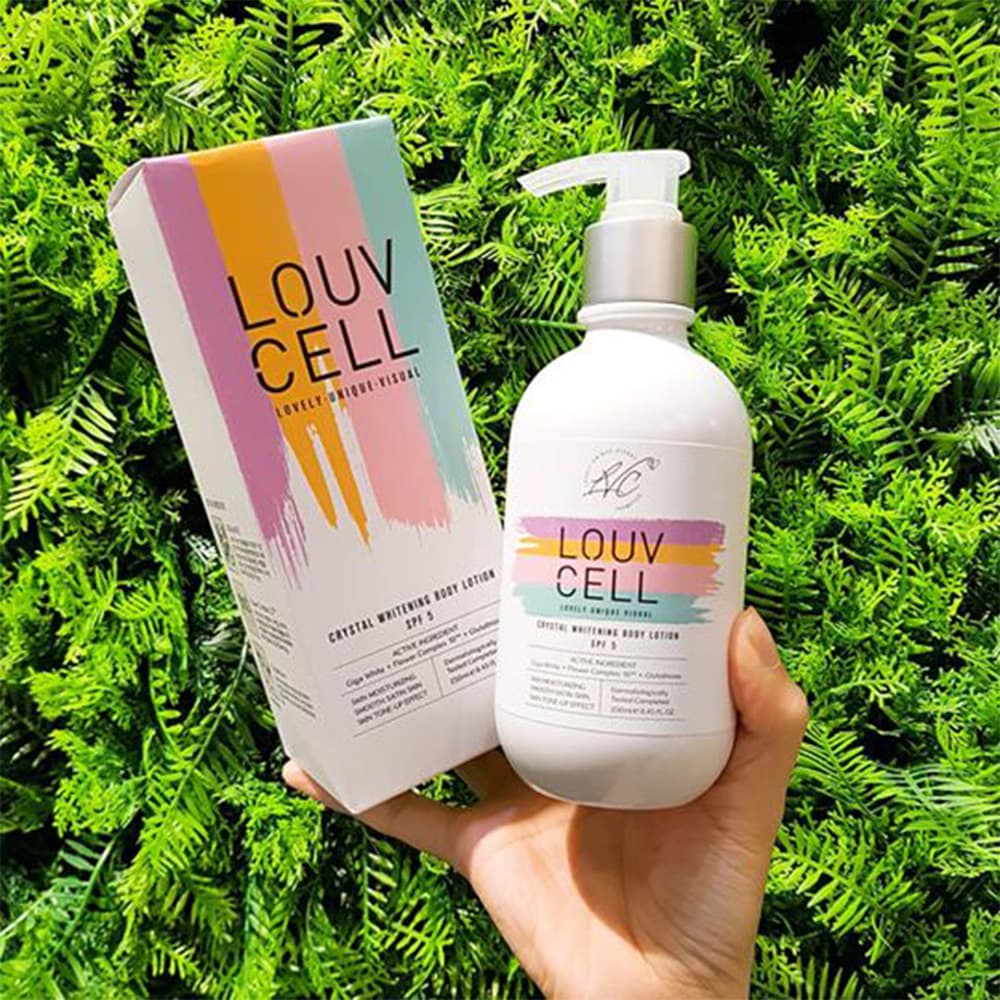 Kem dưỡng ẩm trắng da body Louv Cell Crystal Whitening Body Lotion 120ml / 250ml  ILIVING-LOUDTB