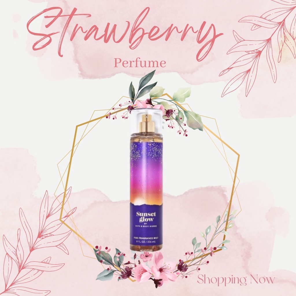 Xịt thơm lưu hương toàn thân Bath and Body Works - Sunset Glow 236ml