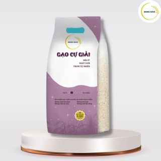 Gạo Cự Giải 5Kg HOME RICE - Gạo Dẻo Ít - Nấu Cháo Không Bung Nát HOMERICE