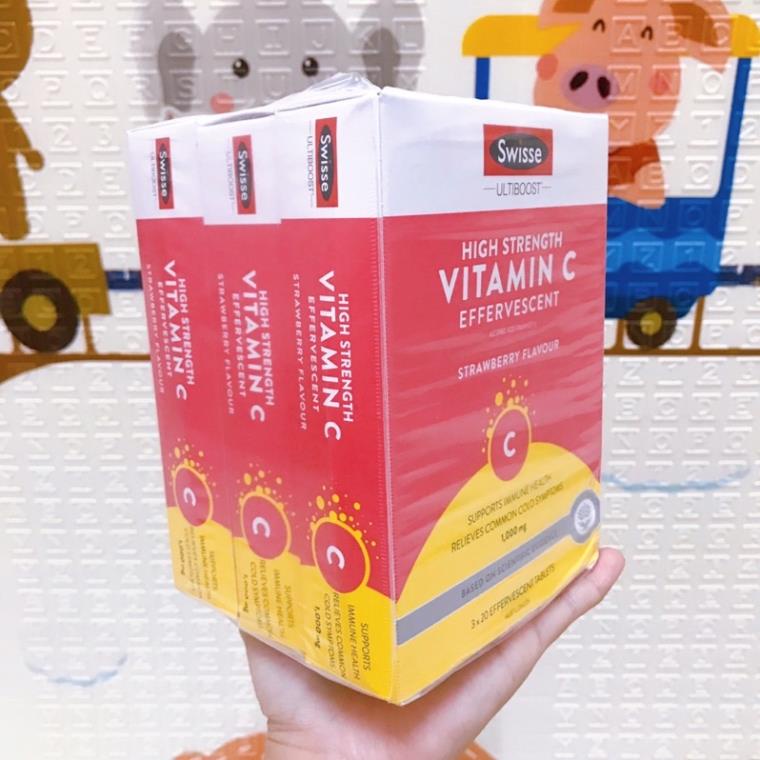 VIÊN SỦI VITAMIN C SWISSE 1000mg - ÚC - MẪU MỚI