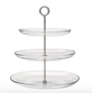 Khay thủy tinh 3 tầng KVITTERA ikea chính hãng