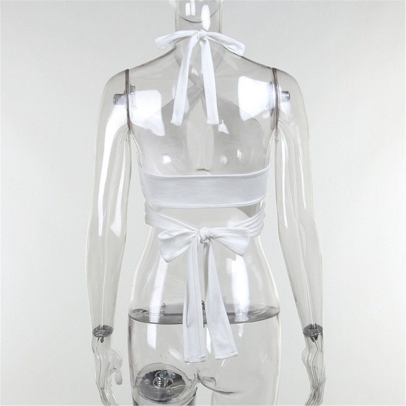 Áo Croptop Không Tay Dáng Ôm Thiết Kế Đục Lỗ Thời Trang Mùa Hè Quyến Rũ Cho Nữ