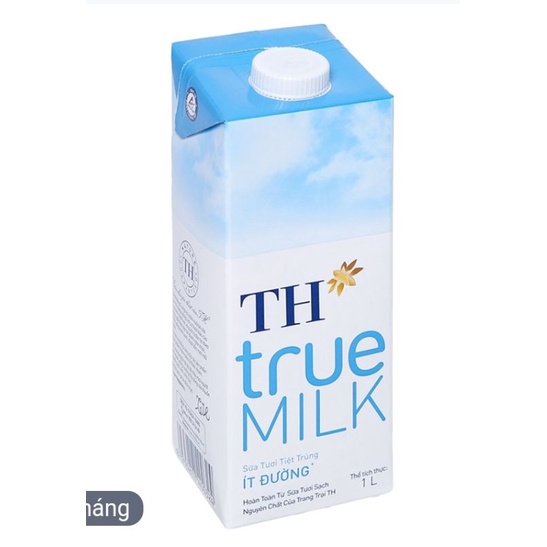 Sữa tươi TH True Milk ít đường 1L