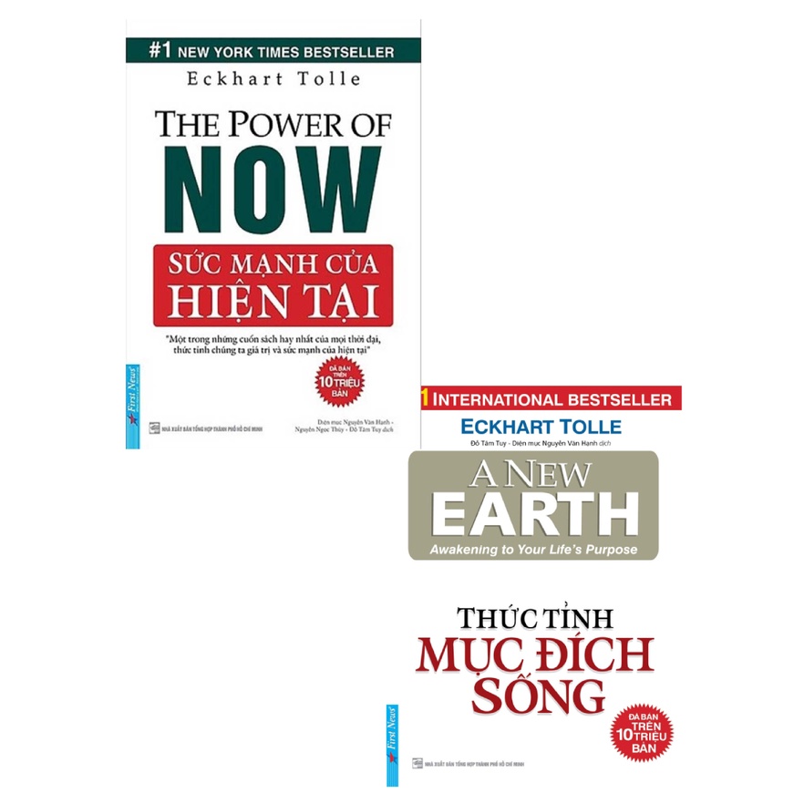 Sách - Combo Thức Tỉnh Mục Đích Sống + Sức Mạnh Của Hiện Tại (Bộ 2 Cuốn)