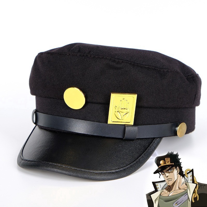 Japanese Anime JoJo's Bizarre Adventure Kujo Jotaro Cap COS Anime Character ...