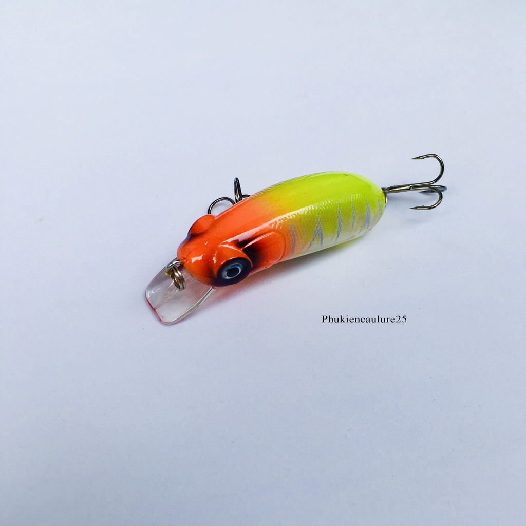 Mồi giả CC50 6cm/10gr lưỡi ba tiêu sắc bén câu lure Siêu Nhạy chuyên câu Cá Chim,Trê , Nheo , Sộp , Lóc phukiencaulure25