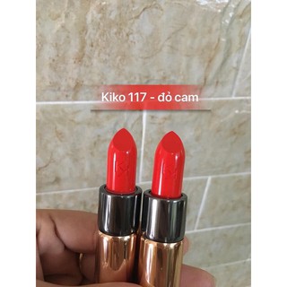 Son Kiko Màu Cam Đỏ 117 ( nội địa Đức)