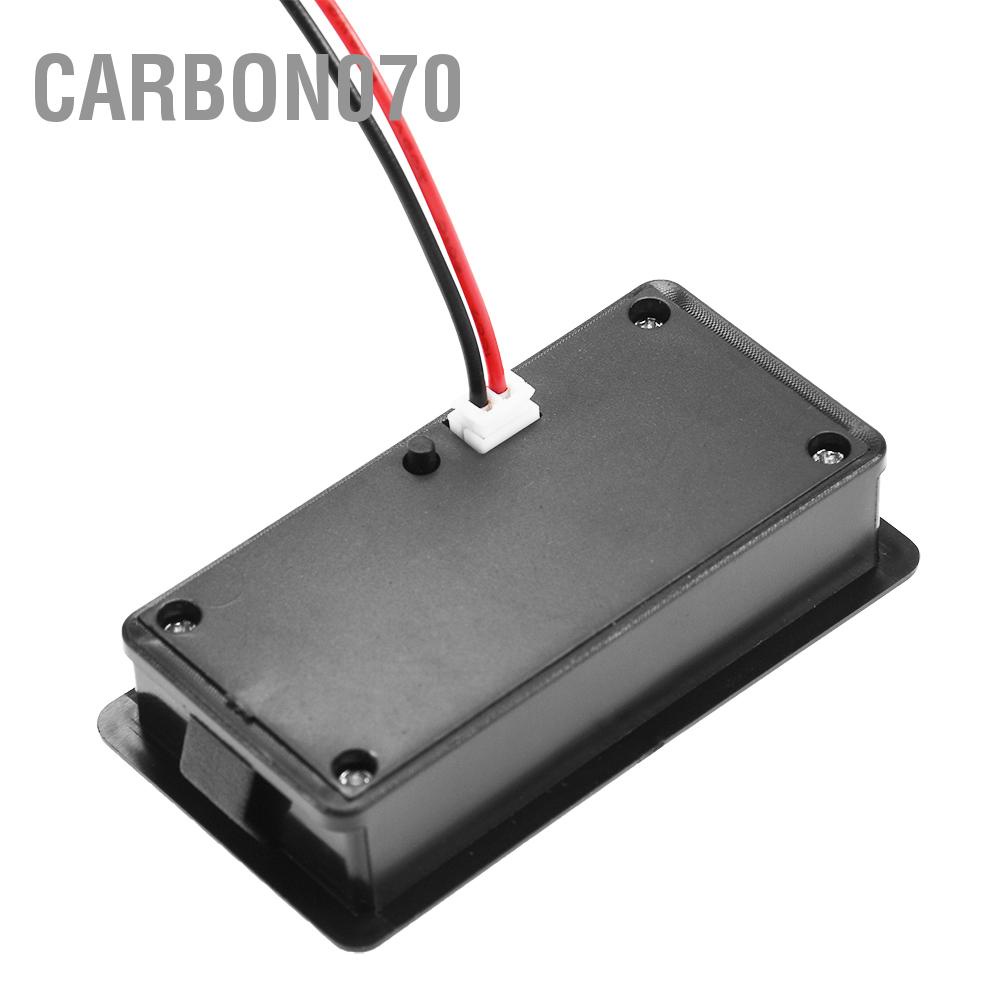 [Hàng Sẵn] Đồng Hồ Báo Phần Trăm Pin - Đồng Hồ Đo Dung Lượng Pin 12V Có Màn Hình LCD【Carbon070】