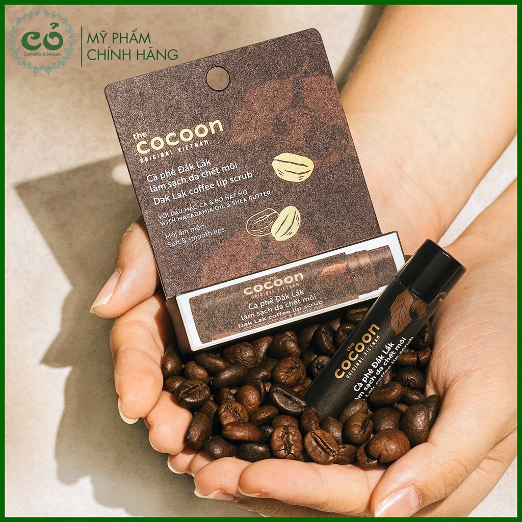 Tẩy Tế Bào Chết Môi Cà Phê COCOON Dak Lak Coffee Lip Scrub 5g