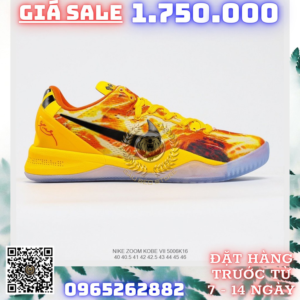 GIÀY SNEAKER MÃ SẢN PHẨM_Nike Kobe 8 Easter NHIỀU MÀU PHONG CÁCH FULLBOX + FREESHIP