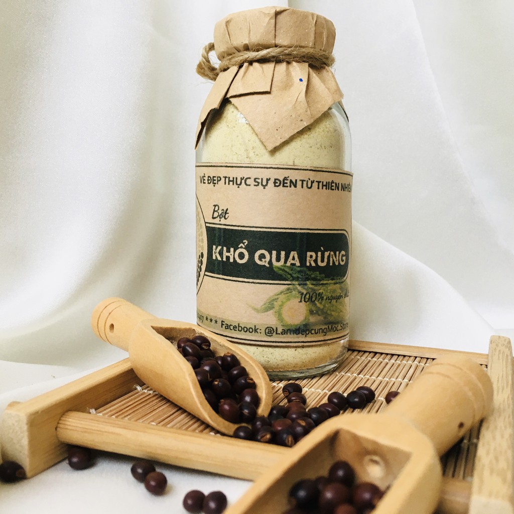 Bột Khổ Qua Rừng thiên nhiên đắp mặt nạ nguyên chất 100ml (60g)