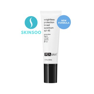 Pca skin weightless protection broad spectrum spf 45 – kem chống nắng chống lão hóa cho da dầu 50ml