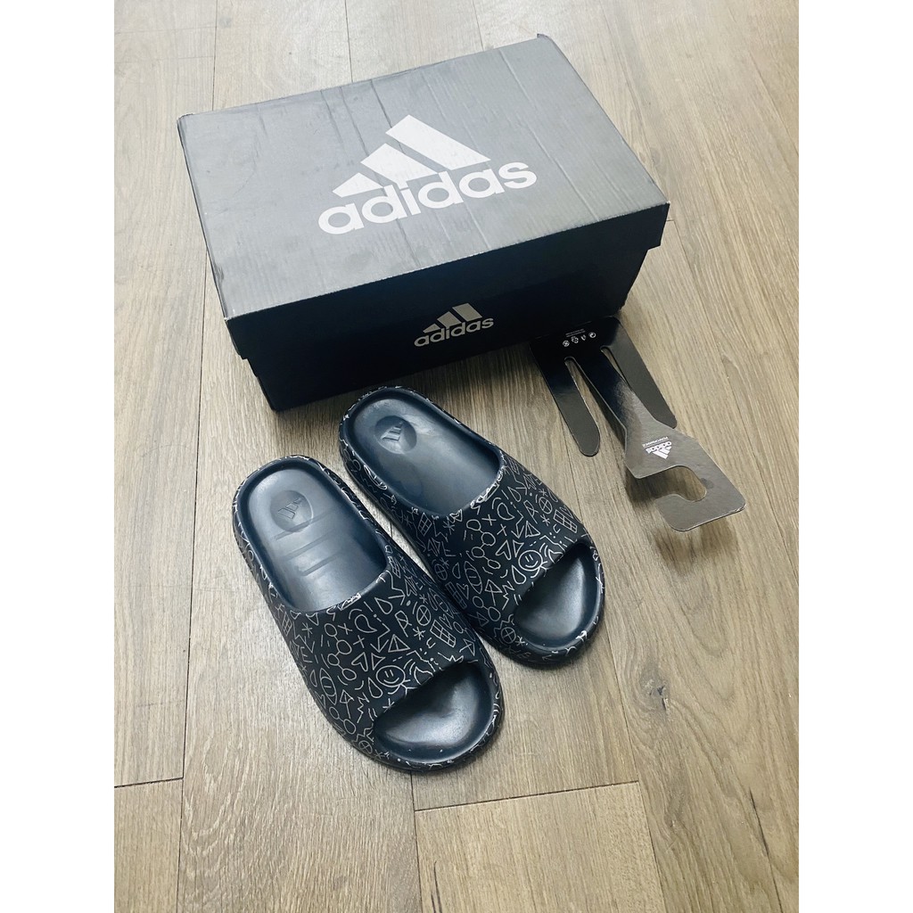 Dép adidas yz slide đen - kí hiệu