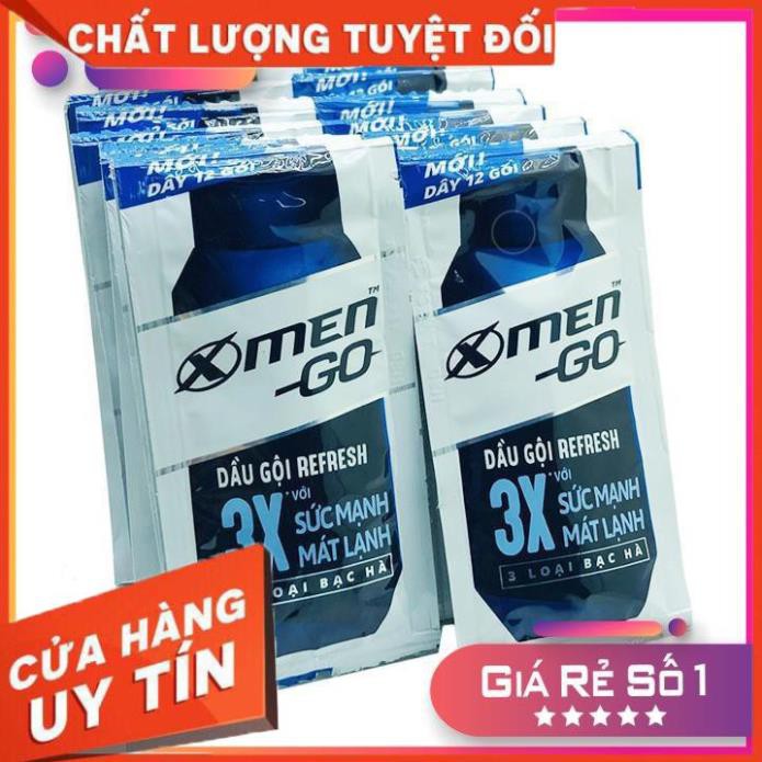 [Click Vào Nhé] Sale sốc combo 30 gói dầu gội, sữa tắm, sữa rửa mặt xmen go refresh