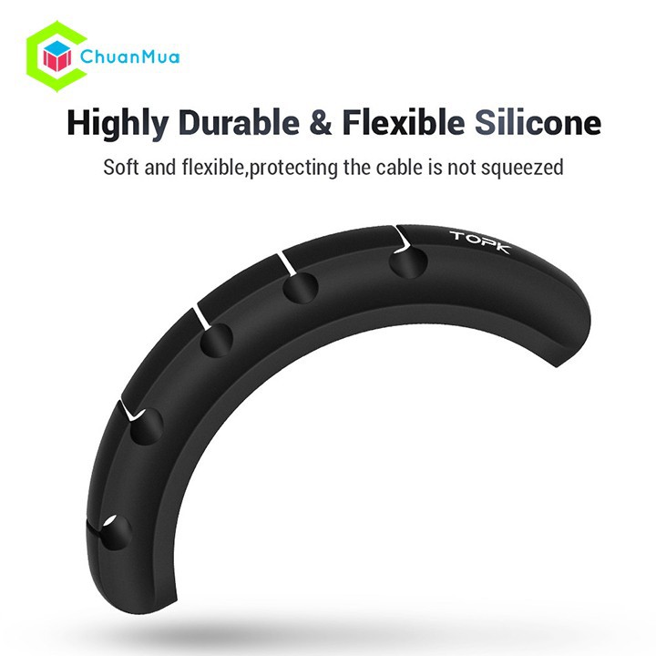 Cố định dây cáp điện thoại (phụ kiện, tai nghe, dây sạc, dây điện, dây chuột...gọn gàng thông minh) | BigBuy360 - bigbuy360.vn