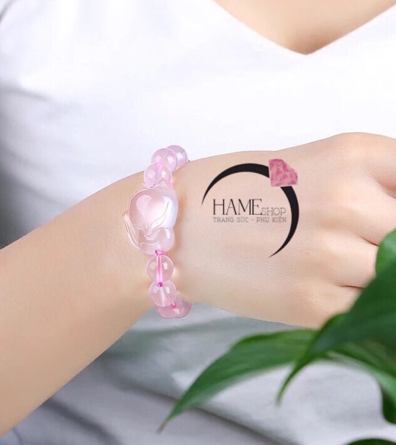 Vòng Tay Hồ Ly Chiêu Duyên Hồng - Đem Lại Tình Yêu Và May Mắn