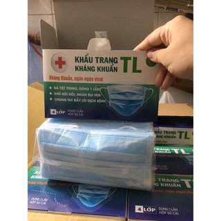 Khẩu trang y tế 4 lớp hộp 50 chiếc