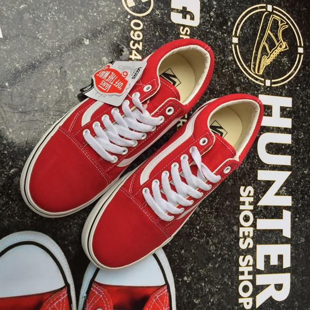 VANS OLD SKOOL ĐỎ FULL BOX