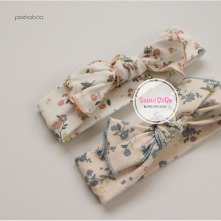 Turban nơ hoa Alice Peekaboo nội địa Hàn