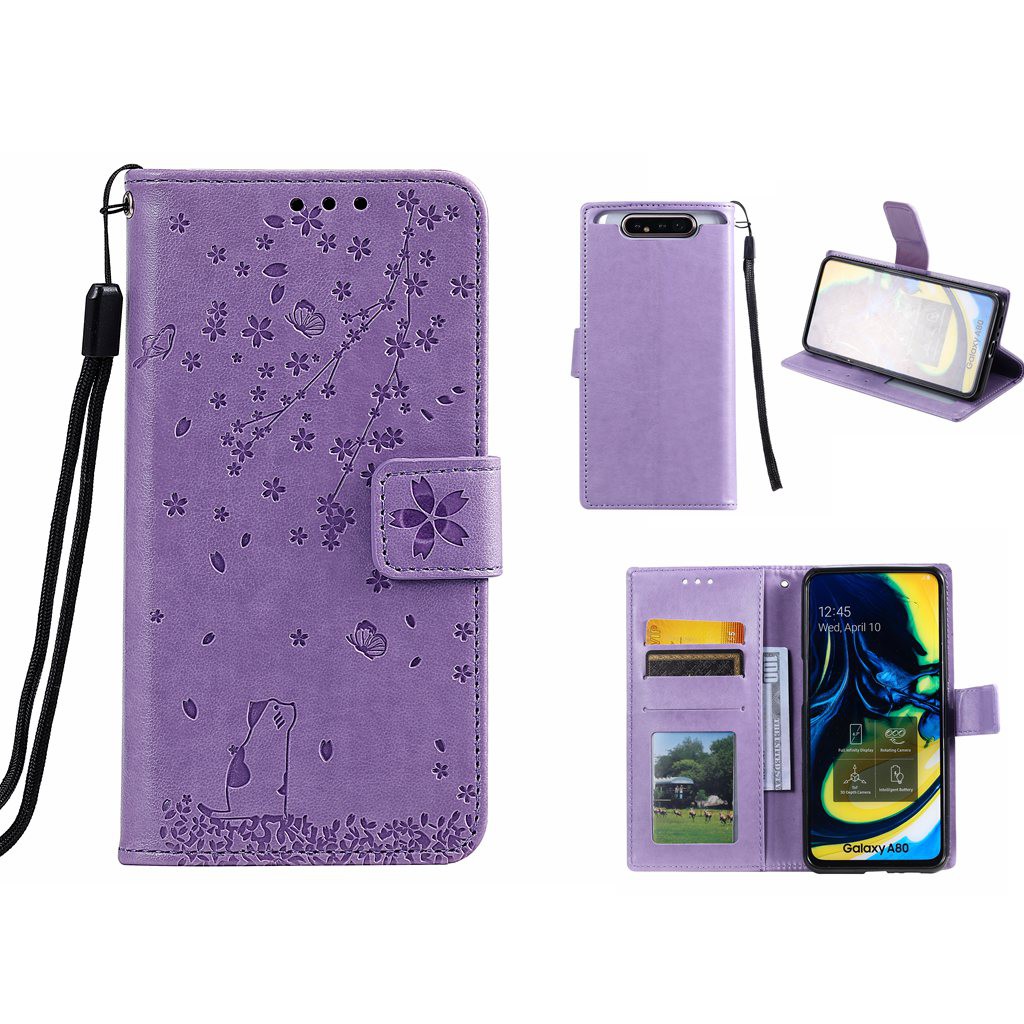 Bao da điện thoại màu trơn cho Samsung A80 A90 | BigBuy360 - bigbuy360.vn