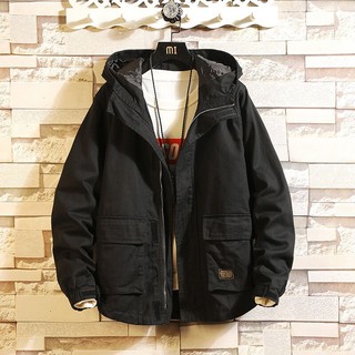 Khoác kaki nhật túi vuông,áo khoác nam nữ mặc chống nắng hằng ngày