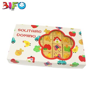 Domino gỗ 28 miếng so sánh đồ chơi