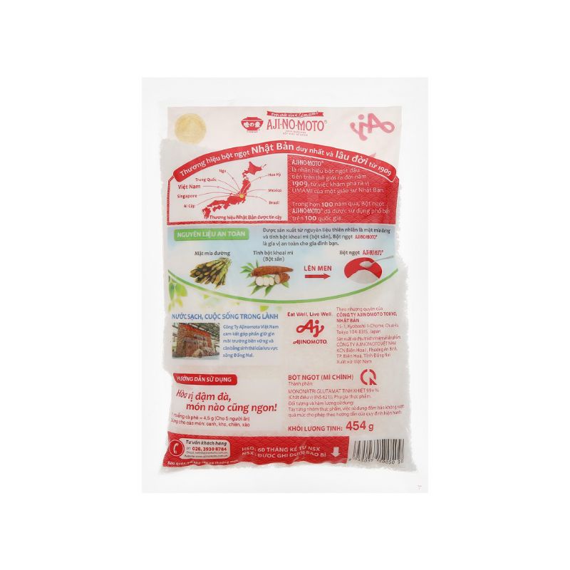 BỘT NGỌT AJINO-MOTO GÓI 100GR/ 454GR