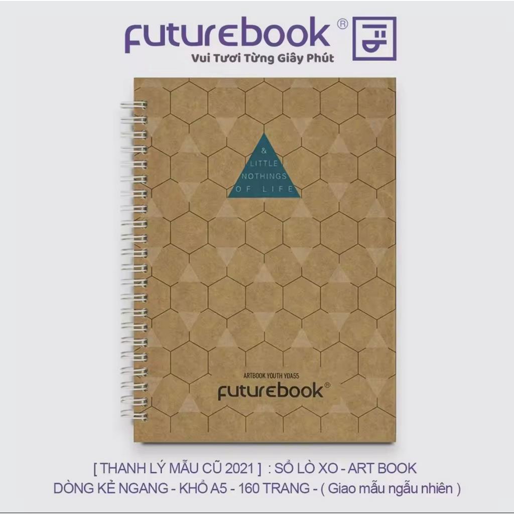 Sổ Lò Xo Art Book A5- Kẻ Ngang- 160 Trang. MSP: A5LX7. VPP FUTUREBOOK. Giao mẫu ngẫu nhiên.