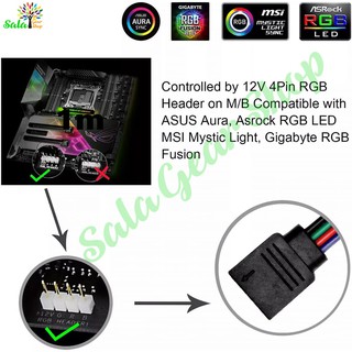 Dây LED RGB 4pin 12v Sync Main