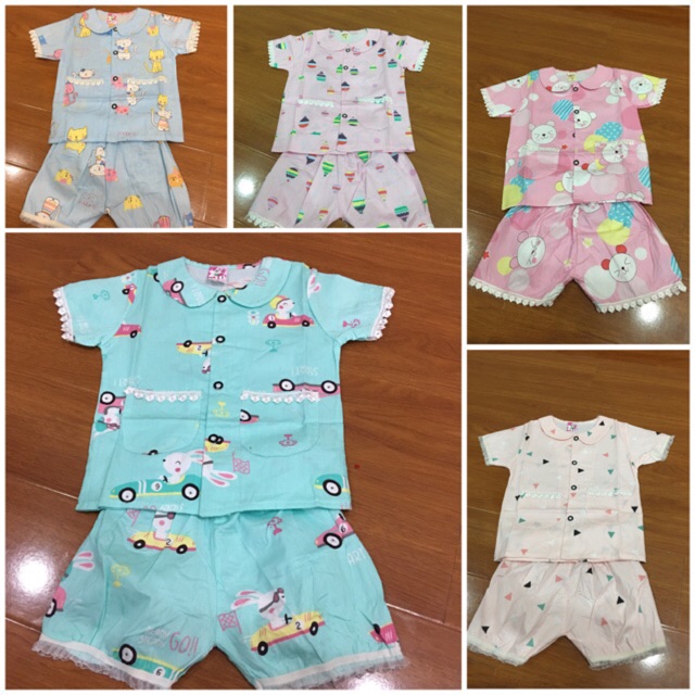 Bộ PIJAMA cho bé gái [size 8-22kg]