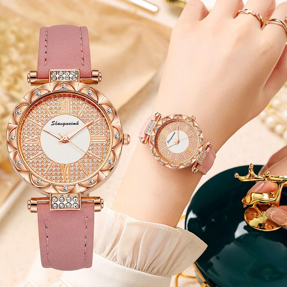 Đồng Hồ Đeo Tay Dây Da Đơn Giản Thời Trang Cho Nữ|Đồng Hồ Đeo Tay Thời Trang Cá Tính