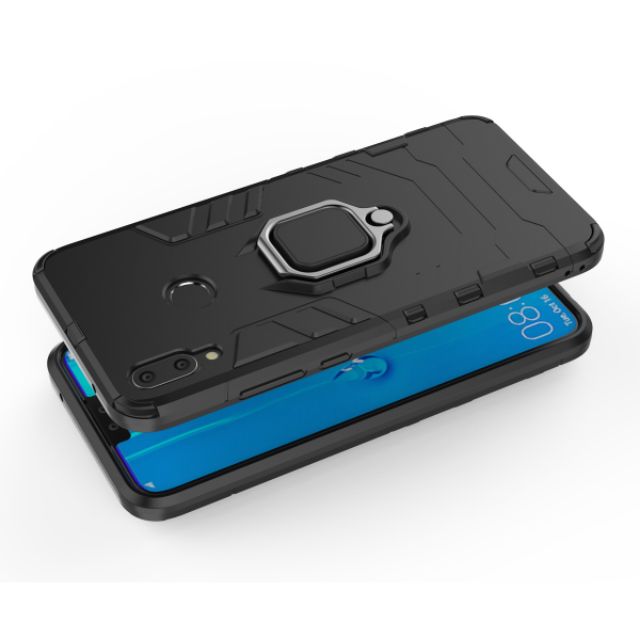 Ốp Huawei Y9 2019 chống sốc Iron Man Iring cao cấp siêu bền giá đỡ xem phim