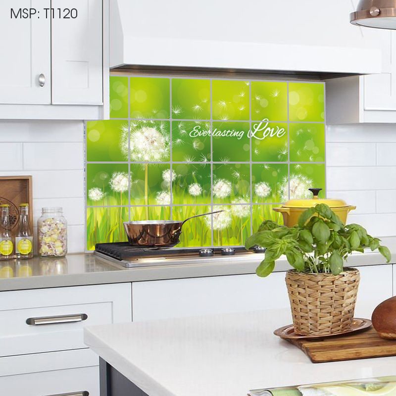 Giấy Dán Bếp Decal Cách Nhiệt Kích Thước 75 X 45CM (MẪU NGẪU NHIÊN) - MTDDT