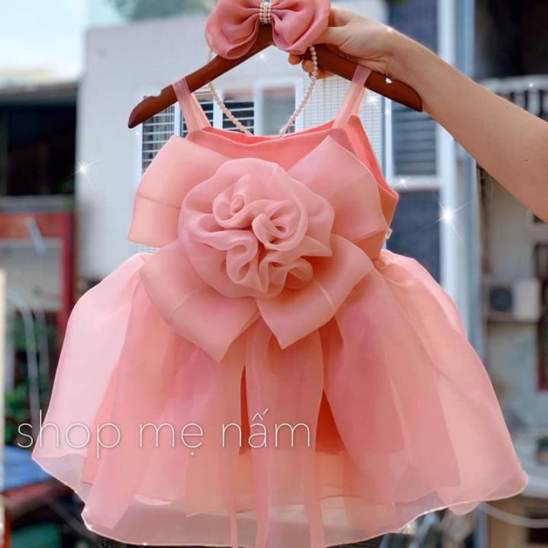 🌹VÁY CÔNG CHÚA HOA HỒNG🌹