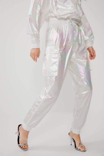 Quần cargo jogger phản chiếu cầu vồng Zara xách tay Spain