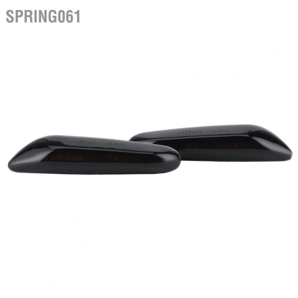Spring061 Đèn tín hiệu rẽ Fender 3000K LED bên hông màu hổ phách Đánh dấu ống kính hun khói Phù hợp cho E60 E61 E90 E91 E81 E82 E88 E46 X3 X1