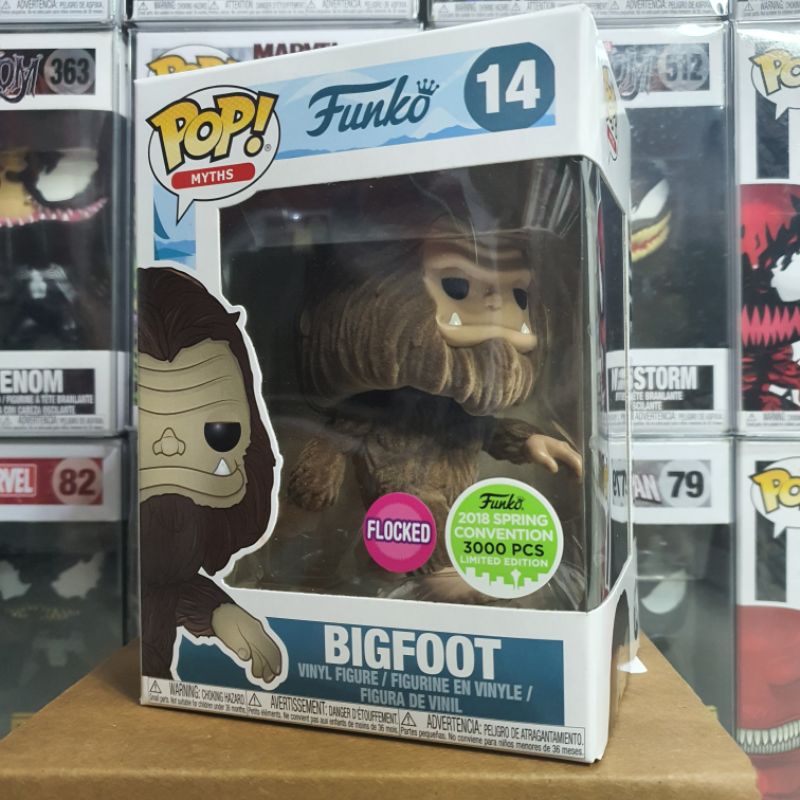 Đồ chơi mô hình funko pop 14 Bigfoot (Flocked) [Spring Convention] - Myths