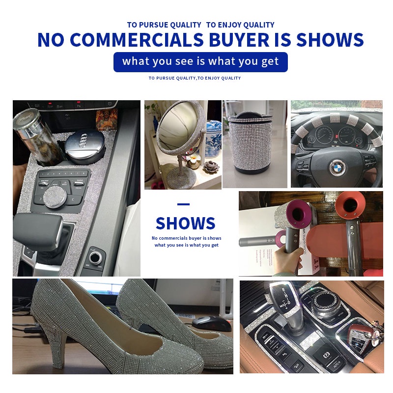 Owoo Miếng Dán Đính Đá Lấp Lánh Tự Dính Trang Trí Xe Hơi Miếng Dán Đính Đá Lấp Lánh Tự Dính Trang Trí Xe Hơi / Điện Thoại Di Động hob4u