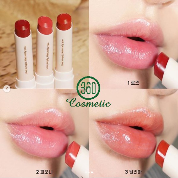 Son Môi Nhiều Dưỡng Innisfree Simple Label Lip Color Balm 3.2g