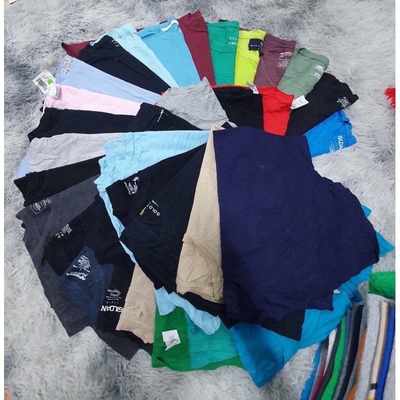 ÁO THUN MỸ 2HAND UNISEX TRƠN