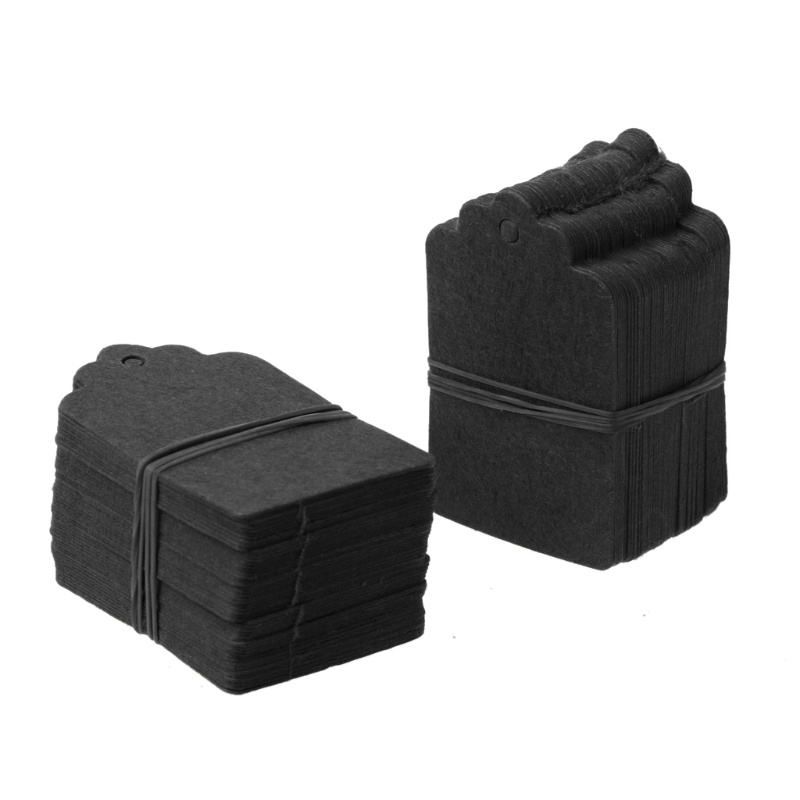 Set 100 Tấm Thẻ Trưng Bày Trang Sức In Chữ Thank You Độc Đáo