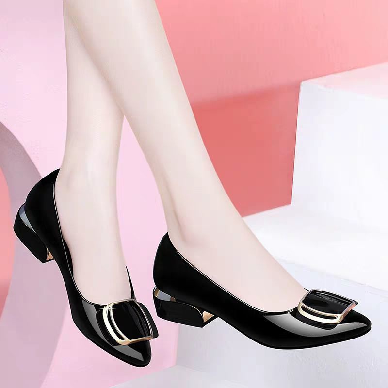 Giày Cao Gót Da Mềm Size Lớn Thời Trang Công Sở Cho Nữ