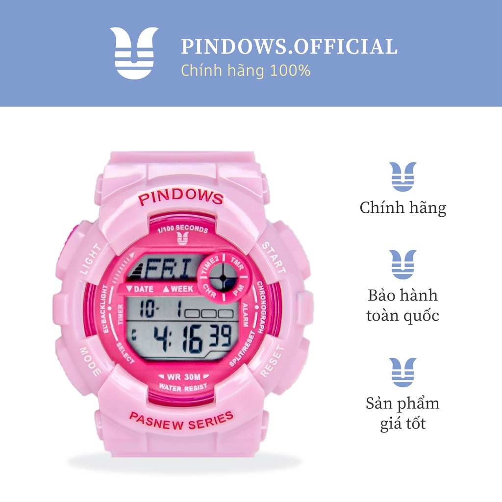 [CHÍNH HÃNG] Đồng hồ nữ thể thao thời trang Pindows - Pasnew Series PDS-602GB