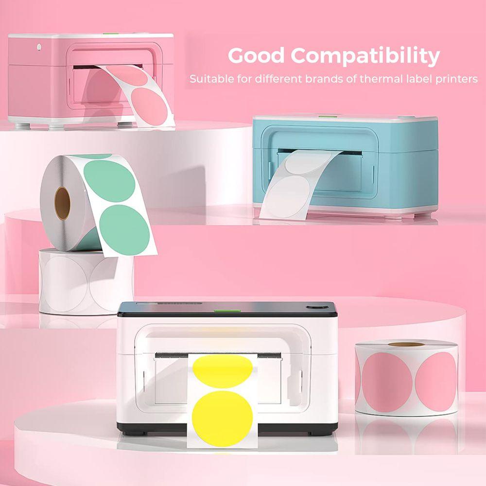 Nhãn Dán Nhiệt Hình Tròn In Logo DIY Dành Cho Văn Phòng