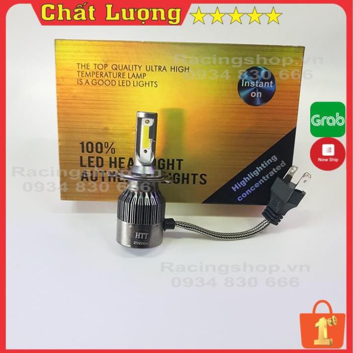 Bóng Đèn Led Pha Xe Máy ✨ Tăng Sáng ✨ Bóng Led Pha Trợ Sáng Chân H4 (Giá 1 bóng) NPP ĐÈN LED