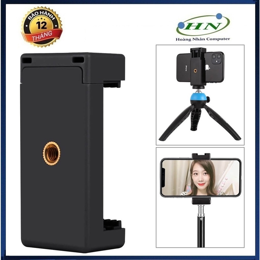 Đầu Kẹp Điện Thoại Chữ U Xịn Dùng Cho Chân Máy Ảnh,Chân Tripod Livestream 3366....