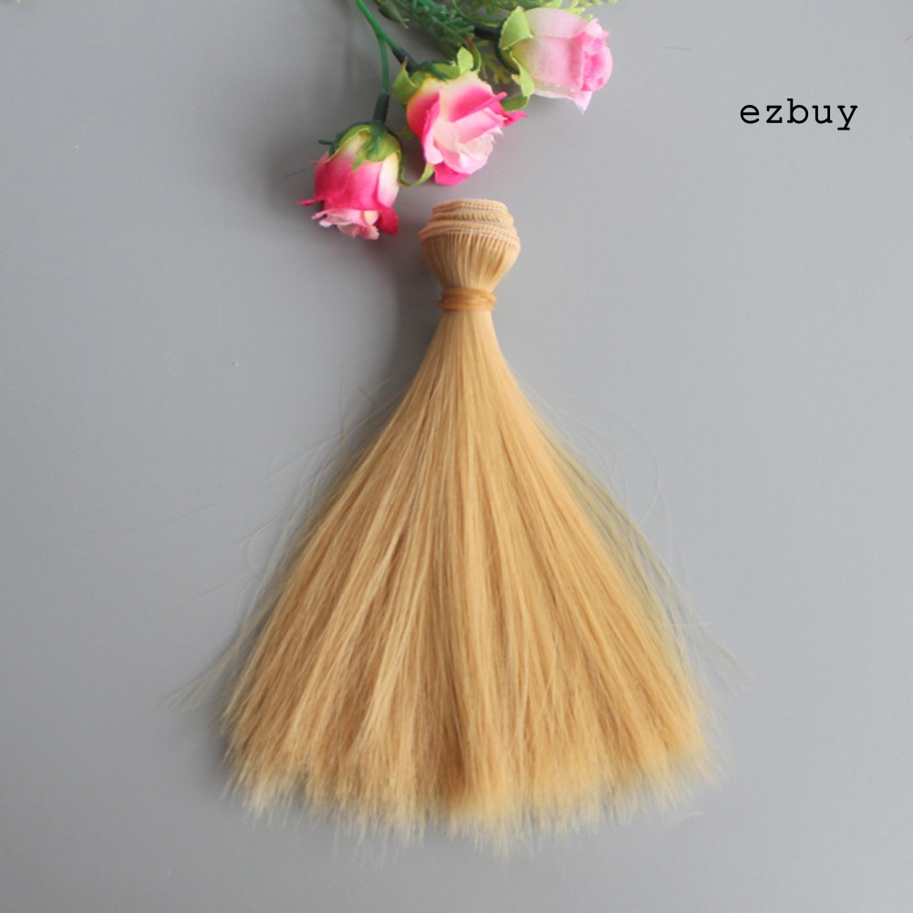 Tóc giả thẳng dài 15cm cho búp bê BJD/SD dễ thương xinh xắn
