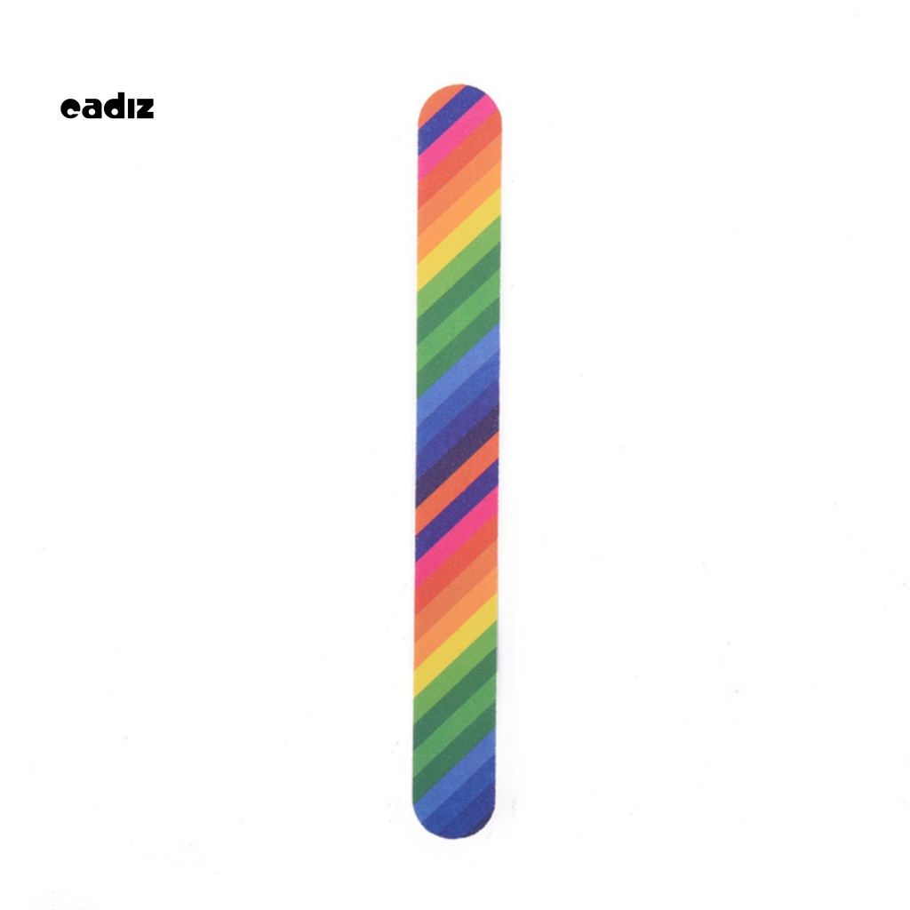 Dụng Cụ Dũa Móng Tay Mini Màu Cầu Vồng Dễ Thương